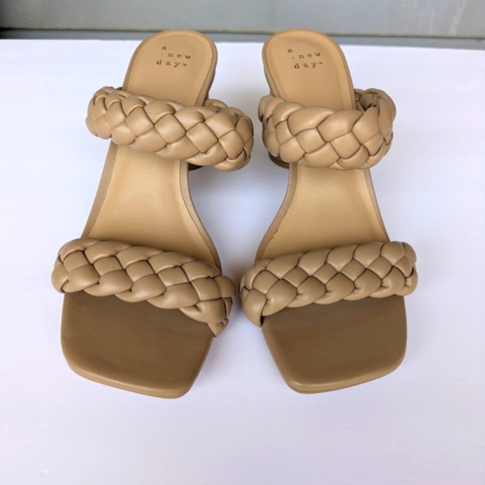 a new day Cream Braided Sandals‎ - Picture 3 of 4